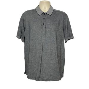 Nordstrom Men’s Grey Short Sleeve Polo Shirt L